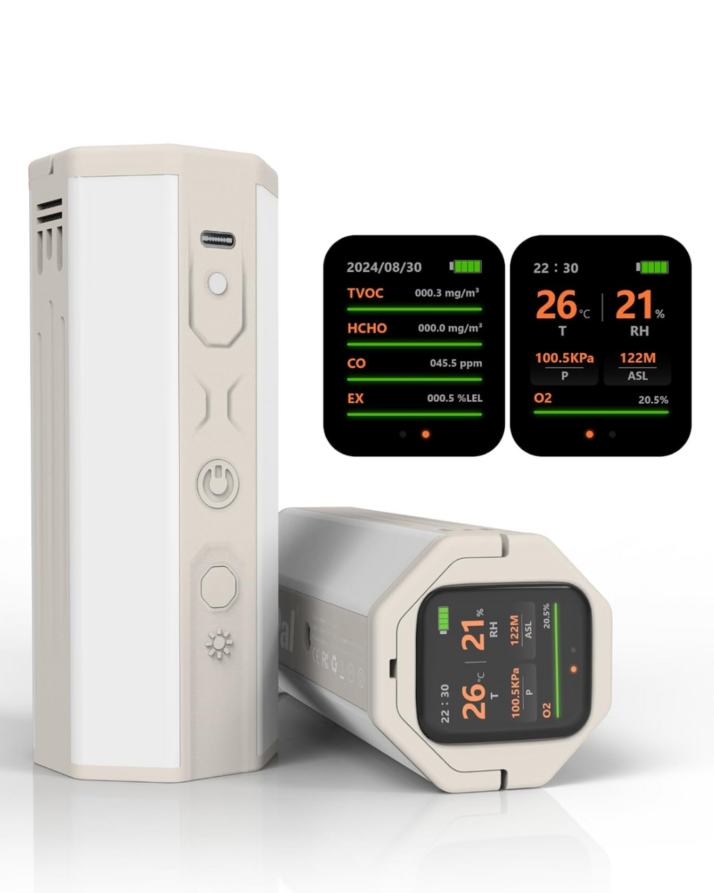 LUM GUARD Portable Air Monitor(white) - VALORÉ