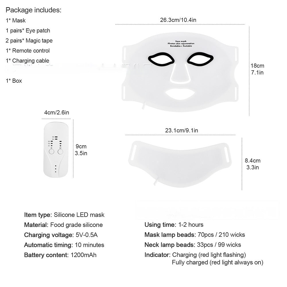 VALORÉ Flexible Skin Rejuvenation LED Mask