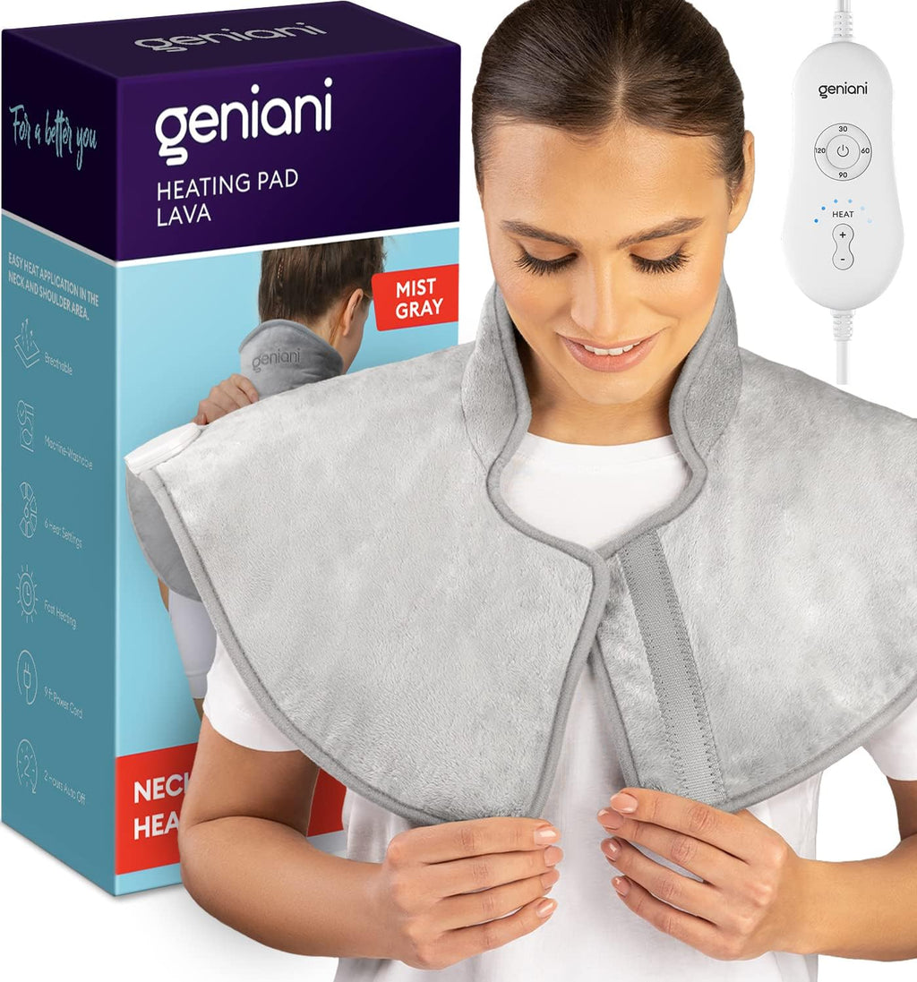 Neck & Shoulders Heating Wrap Lava, Mist Gray-0