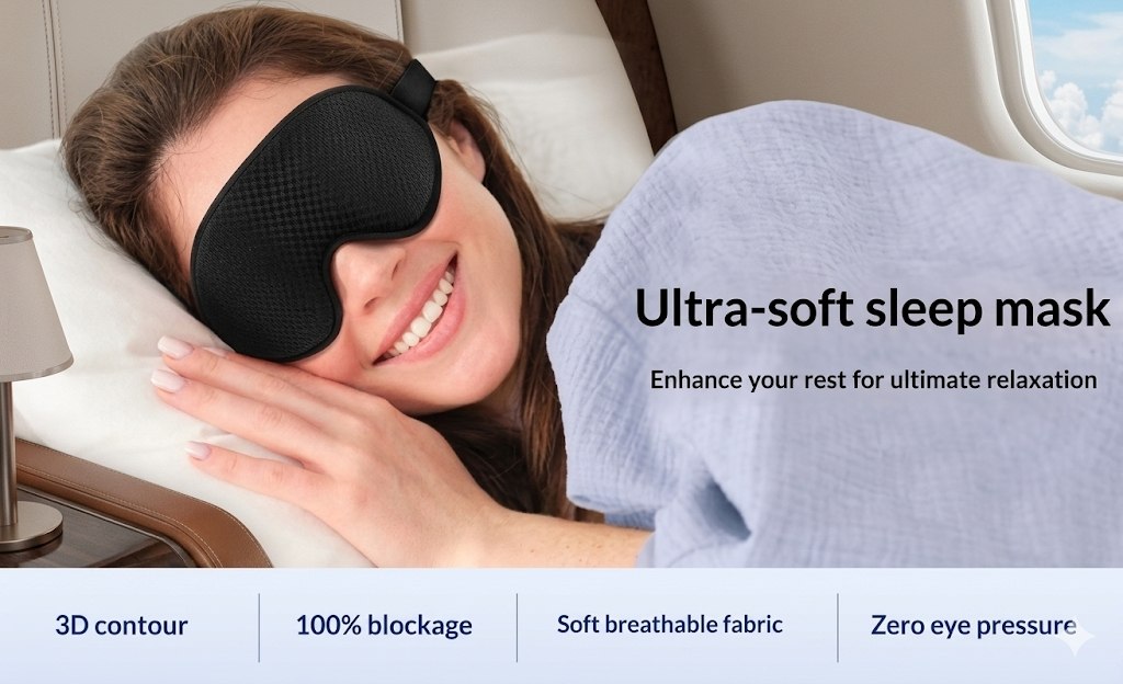 3D Ergonomic  eye-mask